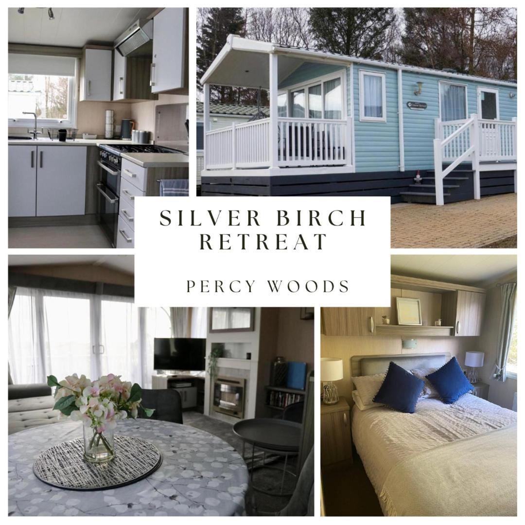 Silver Birch Retreat - Percy Woods Country Retreat With 18 Hole Free Golf Alnwick Exteriör bild